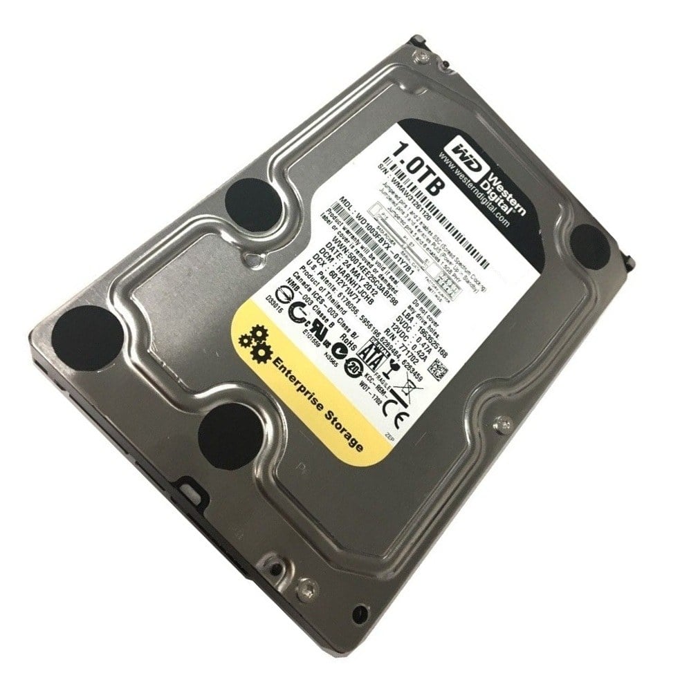 Western Digital WD1001FYYG RE 1TB Hard Drive 6GBPS 7.2 RPM SAS | Refurbished