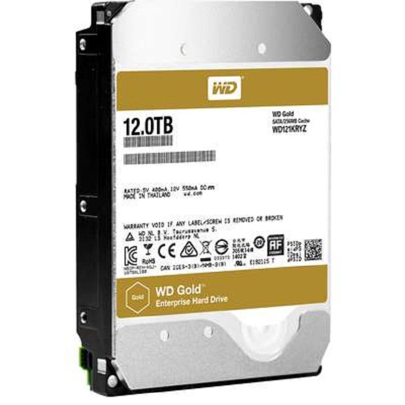 Western Digital WD121KRYZ 12TB 7.2K RPM SATA-6GBPS 256MB Enterprise Buffer Internal | Refurbished