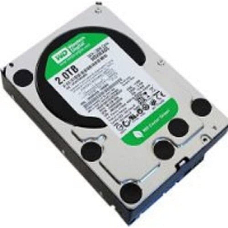 WD20EARX Western Digital 2TB 5.4K RPM Hard Drive SATA 6GBPS 64MB Buffer Form Factor Low Profile | New Bulk Pack