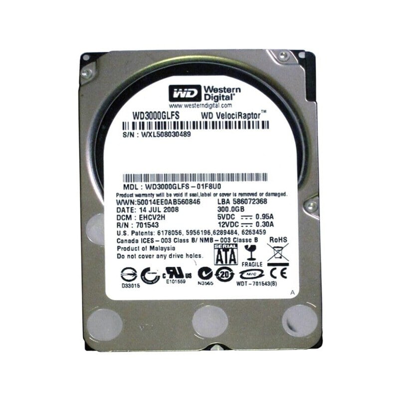 Western Digital WD3002BKTG Wd Xe 300GB 10K RPM SAS-6GBPS Enterprise Hard Disk Drive | Refurbished | Dell OEM