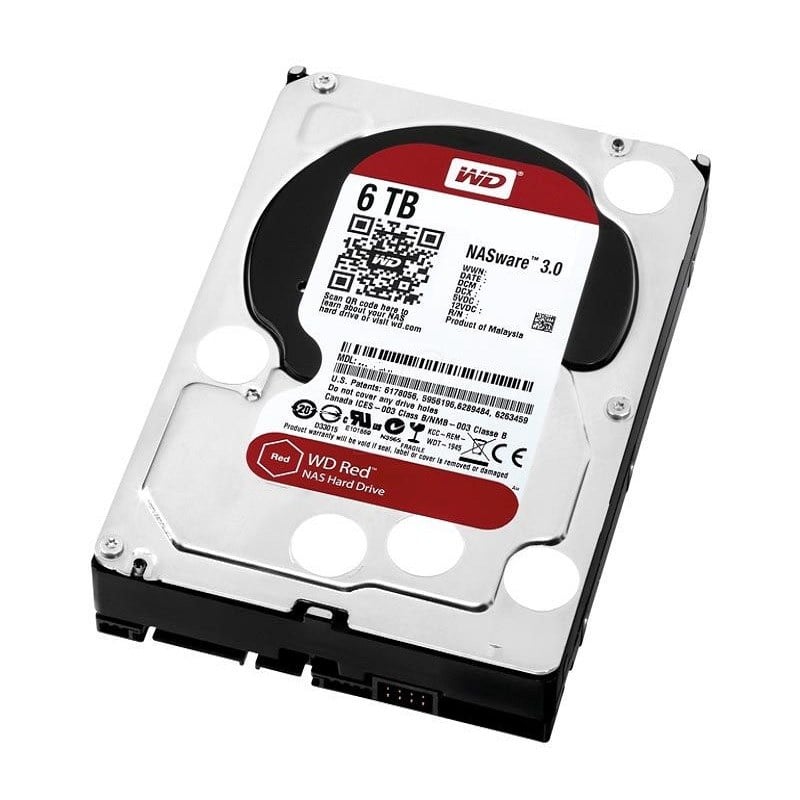 Western Digital WD60EFRX 6TB 5.4K RPM SATA 6GBPS Hard Drive | Refurbished
